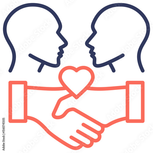 Empathy Dual Tone Icon