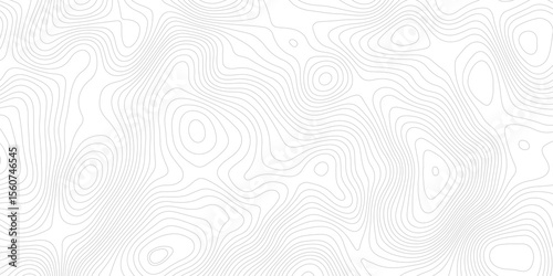 Abstract topography pattern lines sea map area space geometric strip grid line topo map technology modern design white background.	