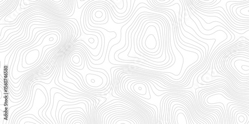 Abstract topography pattern lines sea map area space geometric strip grid line topo map technology modern design white background.	
