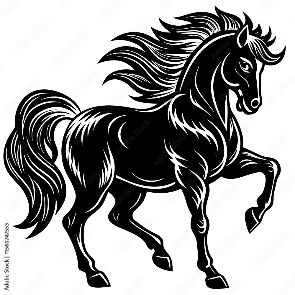Fototapeta premium horse vector illustration