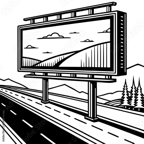 vector illustration of a tv