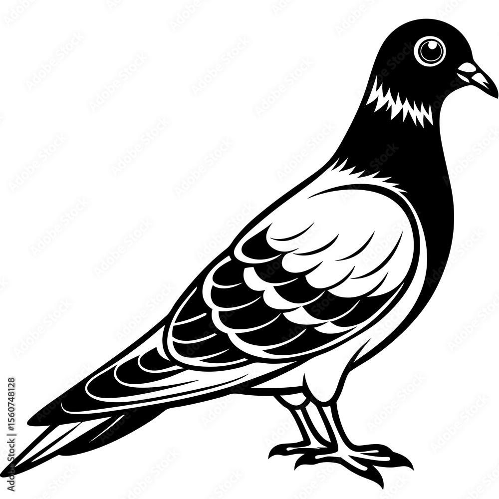 Obraz premium dove isolated on white