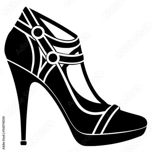 high heel shoes