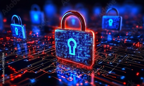 Cybersecurity and information or network protection. Future technology web services for business and internet projects. Global network security technology, business people's personal information.