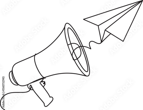 megaphone icon vector illustration