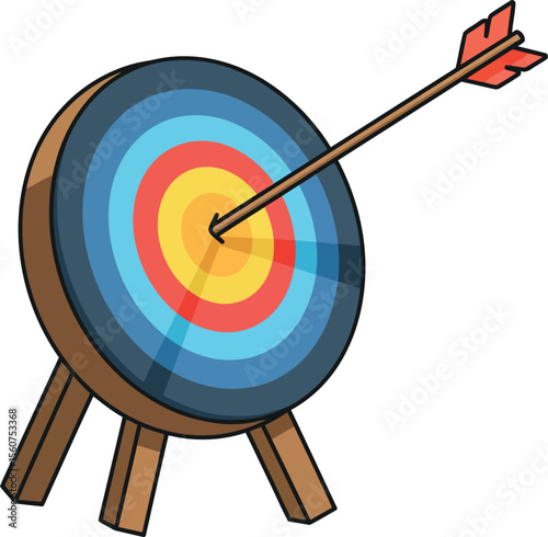 Target with Arrow - Goal & Success Achievement