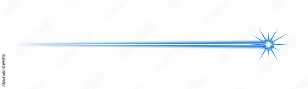 Moving blue light streak ray - starburst rays - horizontal fade on transparent background. Neon light effect, PNG. Moving blue light streak ray - starburst rays - horizontal fade on transparent background. Neon light effect, PNG.