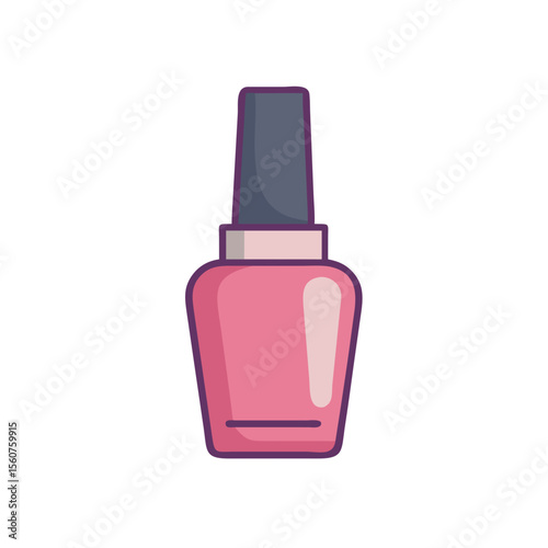 pink nail polish ,Nail Polish Icon.