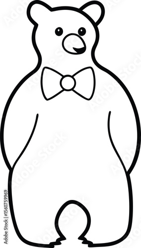 polar bear vector illustration