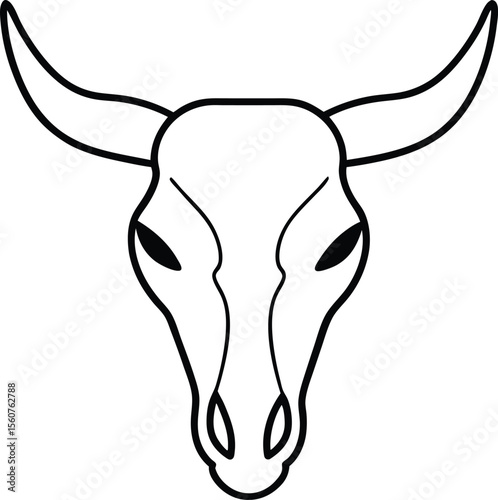 head of a bull head