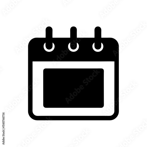 Calendar Reminder Icon Vector Flat Clean Look