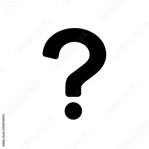 Question Mark Icon Vector Flat Clean Isolated Design