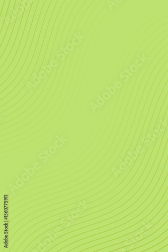 Abstract background with lines and waves. Standard poster size. Element for design isolated. Vector background for brochure, booklet, flyer. Green gradient