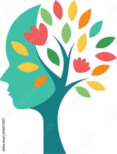 Meditation and Mental Growth Vector Icons