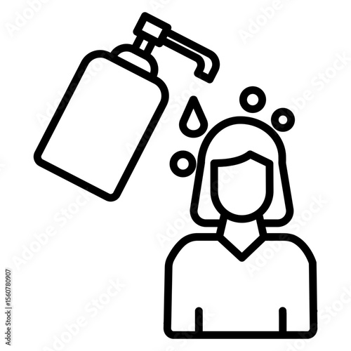Shampoo Hair Icon