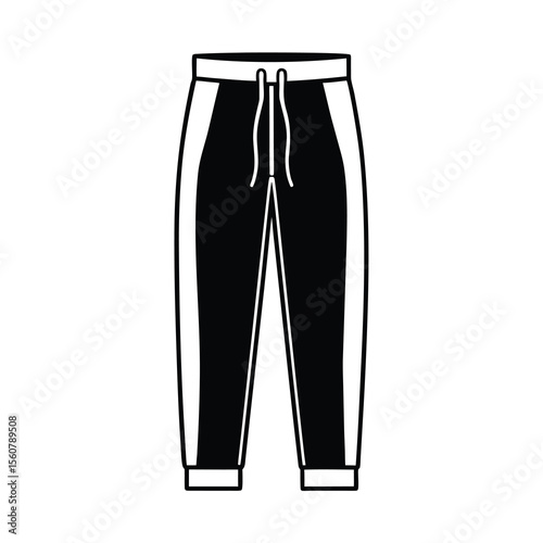 modern sweatpants vector design