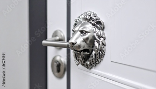 door knocker on the door