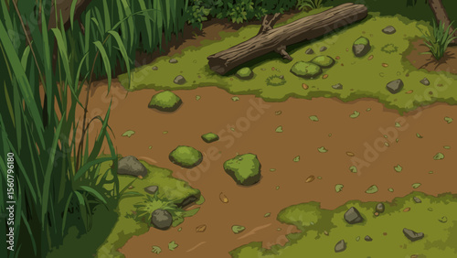 Swamp illustration