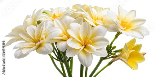 Creamy White and Yellow Spr...