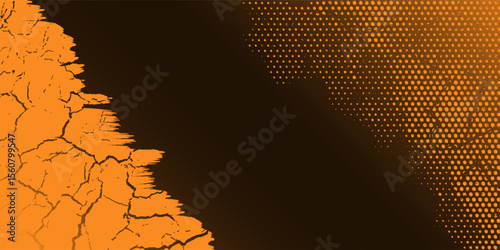 orange black brush Car sticker wrap pattern banner abstract sporty lines black orange color combination grunge brush modern pattern racing motorsport design.