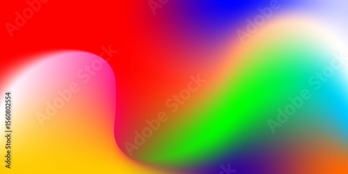 Vivid Multicolor Abstract Fluid Swirl with Rainbow Gradient Texture
