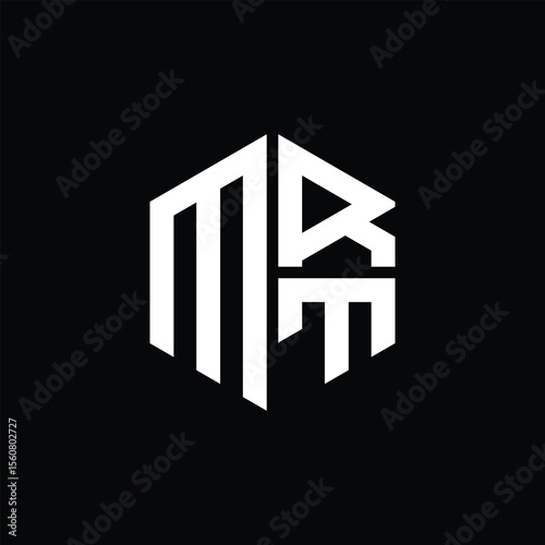 MRT logo MRT icon MRT monogram MRT letter minimalist Circle flat Unique modern abstract logo design.