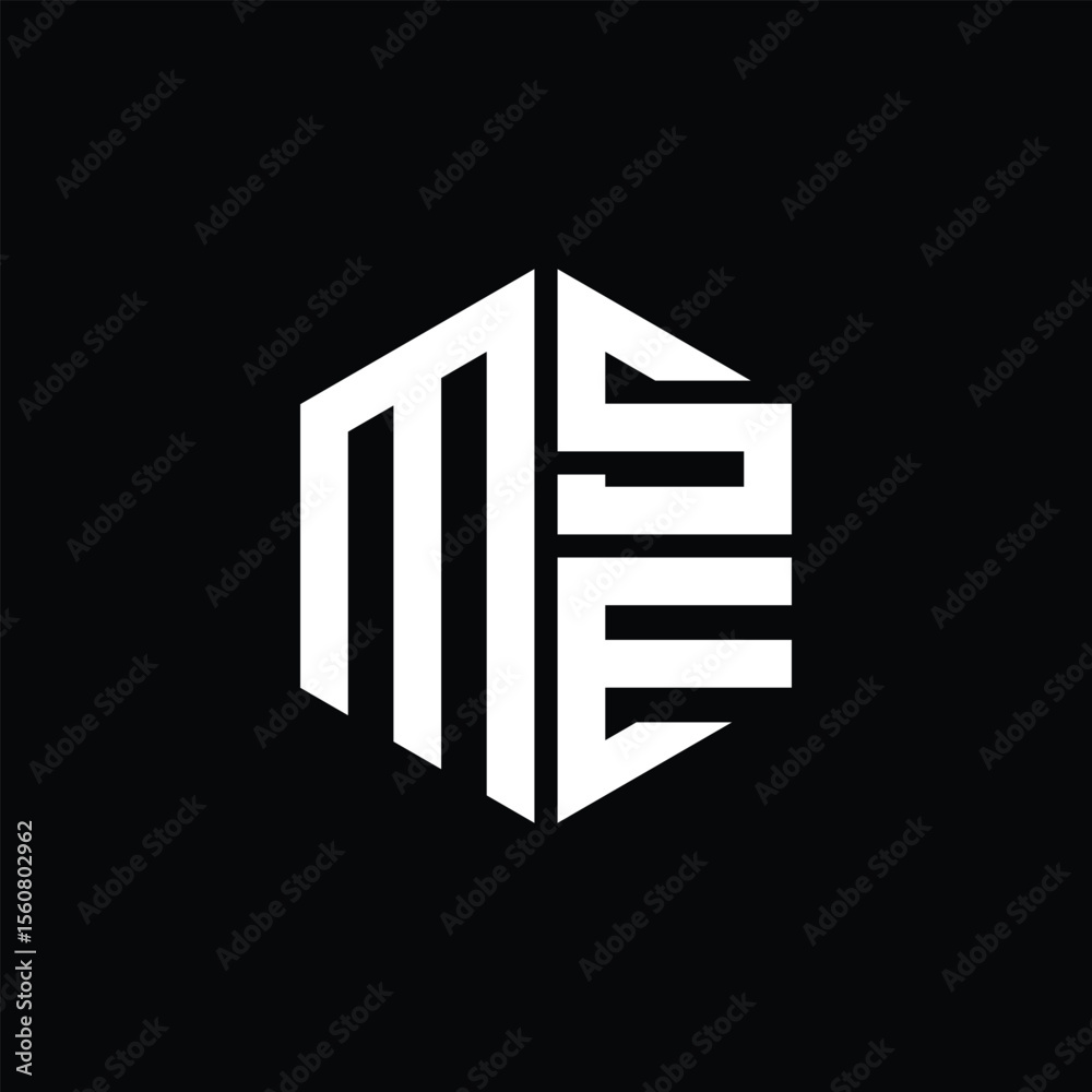 
MSE logo MSE icon MSE monogram MSE letter minimalist Circle flat Unique modern abstract logo design.