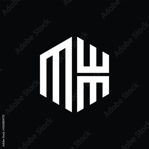 MWM logo MWM icon MWM monogram MWM letter minimalist Circle flat Unique modern abstract logo design.