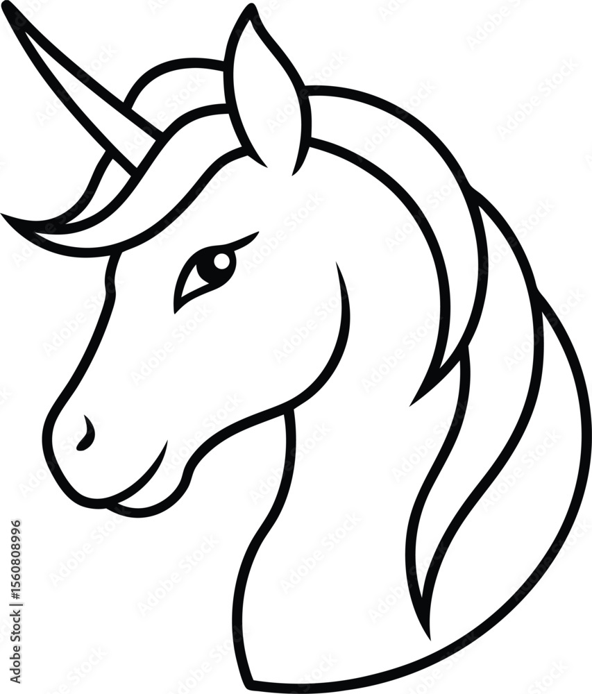 Fototapeta premium vector illustration of a horse