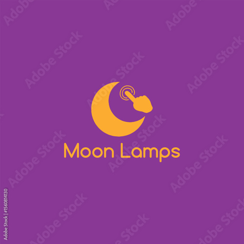 moon logo design vector