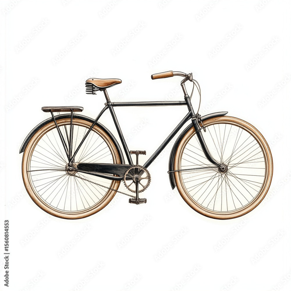 Fototapeta premium old vintage bicycle