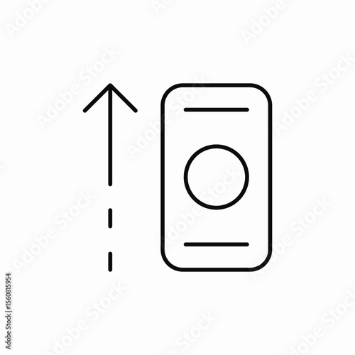 money growth up icon sign vector