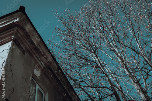 old abandoned building