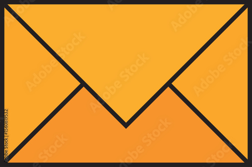 Mail, Envelope Icon. Email envelope for workspace and workplace symbol vector. 