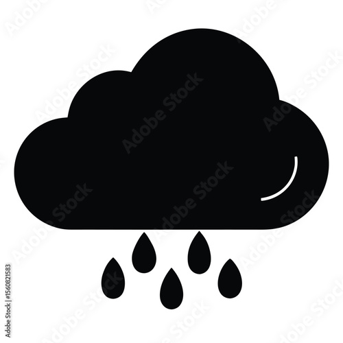 Cloud storage vector, data cloud icon, online cloud line art, network storage silhouette, cloud upload graphic, internet backup symbol

