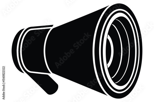 megaphone isolated on white