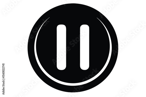 pause vector icon