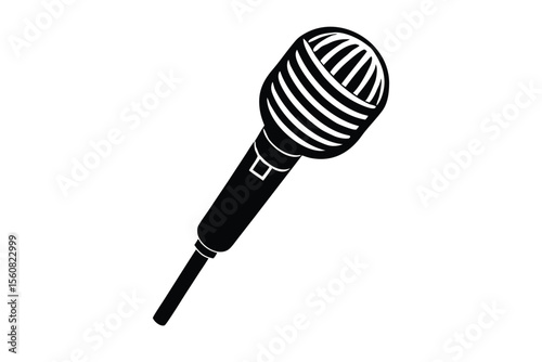 microphone isolated on white