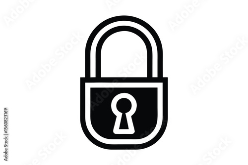 lock icon vector illustration