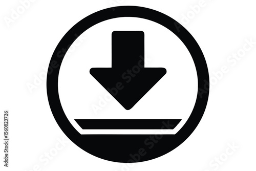 download icon vector illustration
