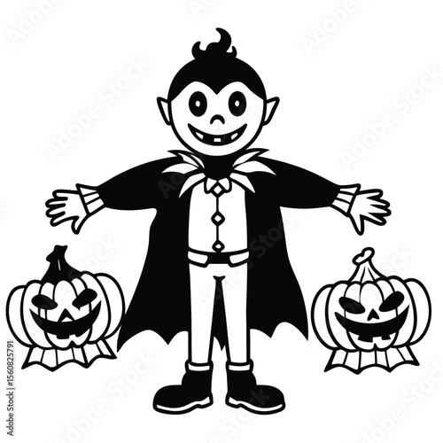 halloween character cartoon bundle.eps