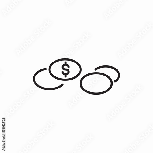 ⁠small change money
icon vector 