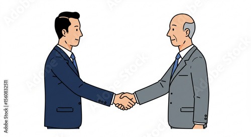 business people shaking hands