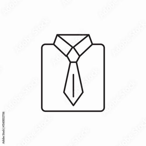 suit shirt icon sign vector