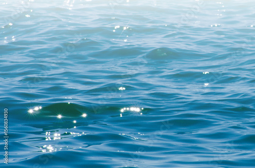 Fototapeta Naklejka Na Ścianę i Meble -  Blue sea water background texture