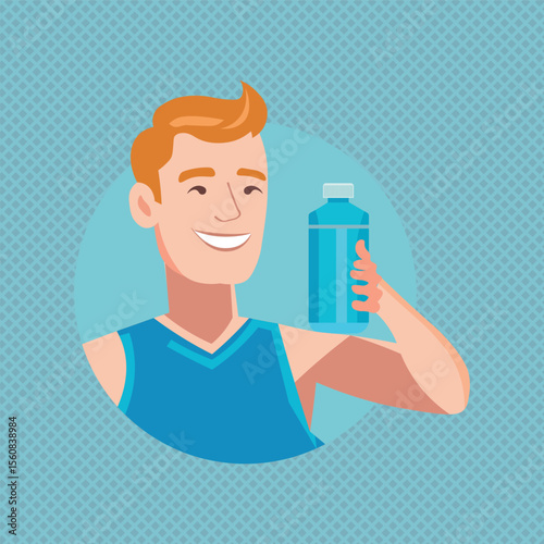 A strong and healthy mascot for fitness brands. Ideal for protein supplements, gyms, and nutrition companies.