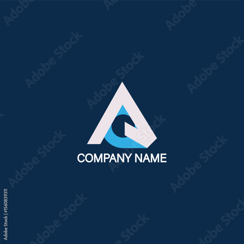 A sharp and modern letter 'A' logo. An excellent choice for tech, finance, and corporate businesses.