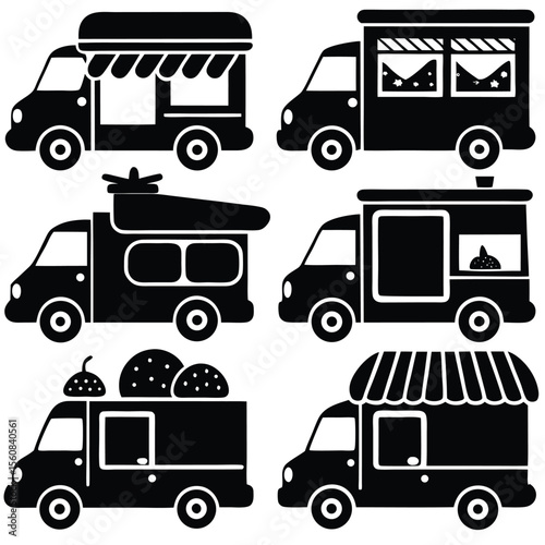 Food Truck & Street Vendor Icons