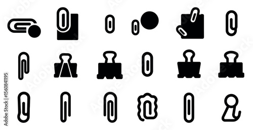 Collection of clip art with a variety of shapes and sizes. The clip art includes a variety of shapes and sizes, such as circles, squares, and rectangles