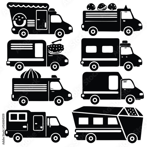 Food Truck & Street Vendor Icons